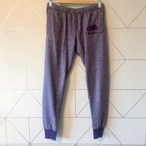Roots Purple Jogger Sweatpants size small
